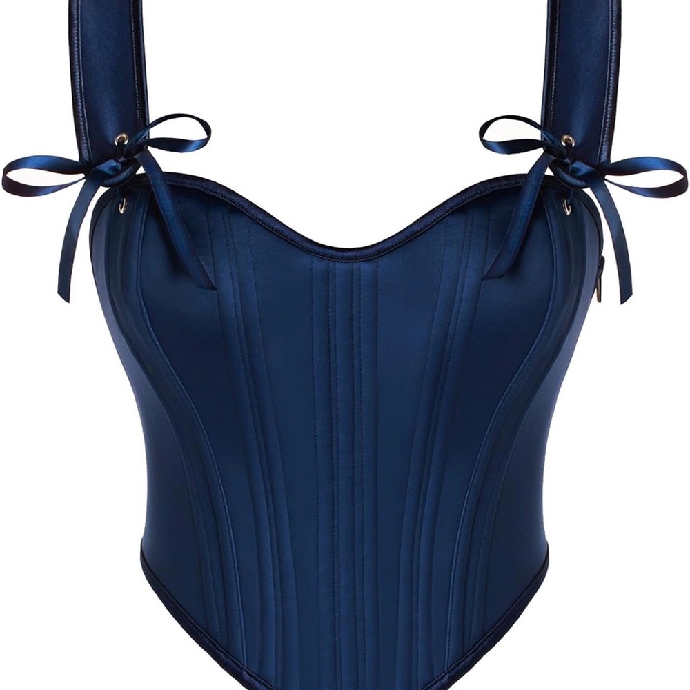 Scarlet Darkness Navy Corset Top